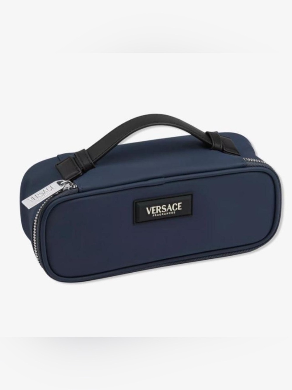 Versace Authentic Navy Makeup Cosmetic Bag